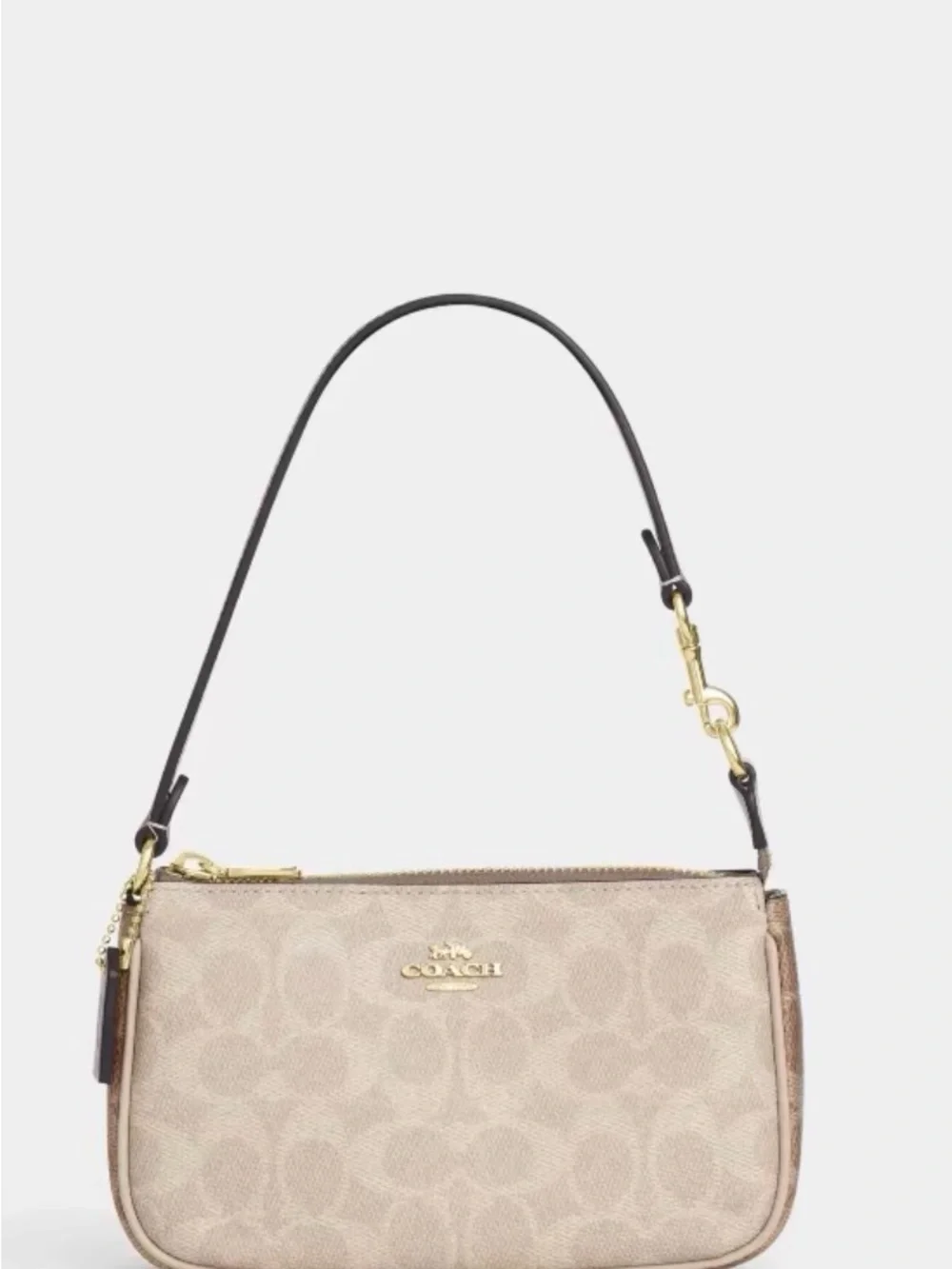 COACH Nolita 19 In Blocked Signature Canvas